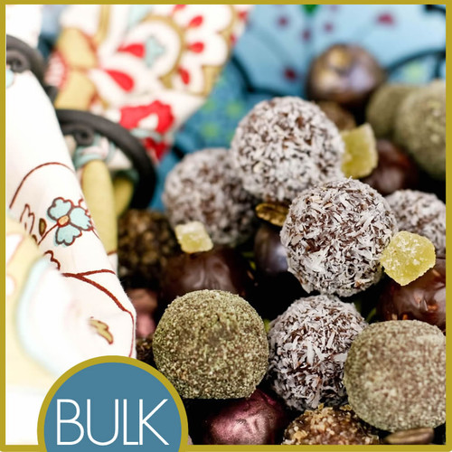 Bulk party chocolate: order Cocopotamus chocolate truffles in bulk for parties and functions.