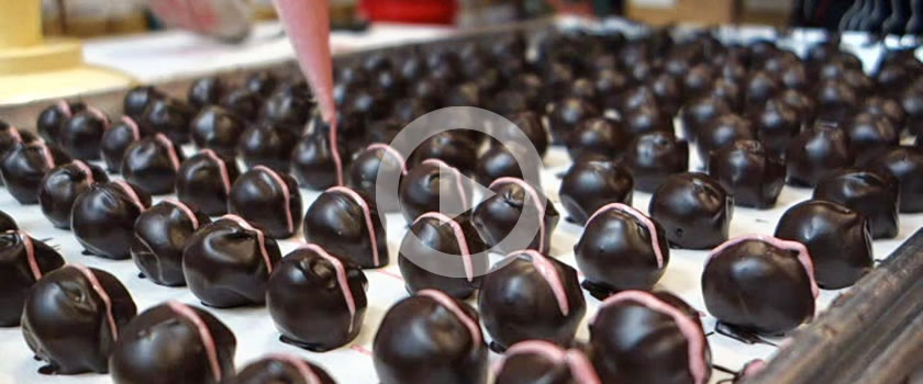 making of best gluten free chocolate truffles