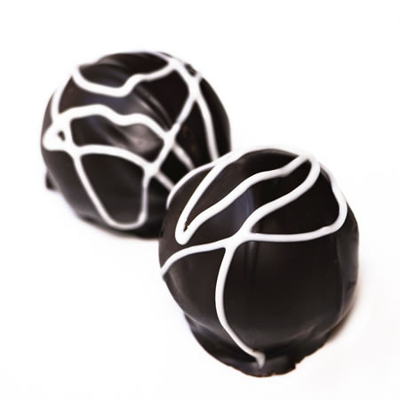 Gingerbread Milk Chocolate Truffles: gluten-free milk chocolate