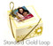 Wedding favor box with standard gold loop (included in price)