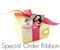 Wedding favor box with choice of satin ribbon (additional charge)