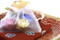 Chocolate wedding favor: 4 pc truffle silky pouch