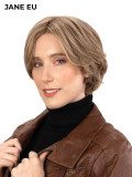 Jane EU - Dames Kort Haar Pruik met Europees Haar