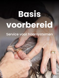 Service voor haarsystemen met voorbereide basis