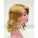 Premium Menselijk Haar Ez Volume 7914 Mono Zijden Bovenkant Uitgesneden Dames Top Haarstukje
