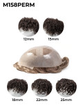 M158Perm Permed wavy Hair System