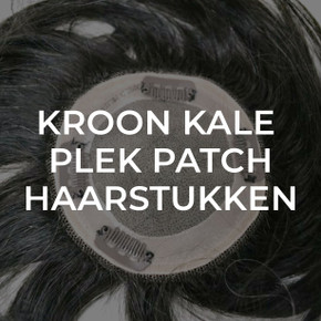 Kroon Kale Plek Patch haarstukken Kroon Kale Plek Patch haarstukken
