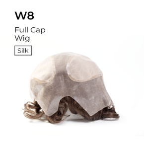 Heren Pruik W8 Volledige Silk Kap Echt haar