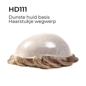 Heren Haarwerk HD111 Thinnest skin wegwerp stuk Heren Haarwerk HD111 Thinnest skin wegwerp stuk