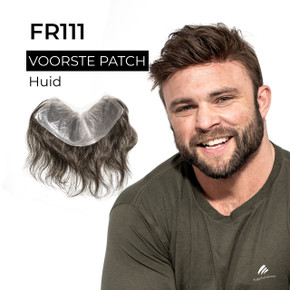 Heren Haarstuk FR111 Thin Skin Frontal Hair Patch  Heren Haarstuk FR111 Thin Skin Frontal Hair Patch