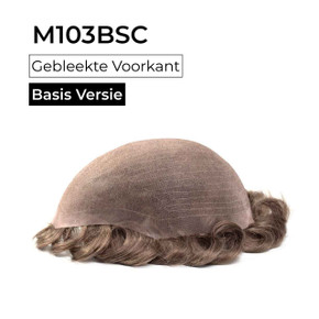 Heren Haarwerk M103BSC Fine Welded Monofilament Lace Met Gebleekte Knopen - Basisversie Heren Haarwerk M103BSC Fine Welded Monofilament Lace Met Gebleekte Knopen - Basisversie