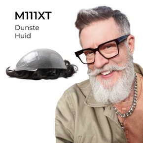 Heren Haarwerk M111XT Rick's Keuze Dunne Thin Skin Basis - Wegwerpbaar