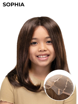 Sophia Pruik Siliconen Basis Kinder Pruik 