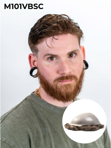 M101VBSC V-loop Thin Skin Hair System