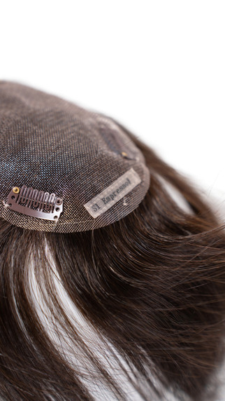 EZ Lace3506 Premium Haar Fine Welded Mono Lace Haar Topper met Clips