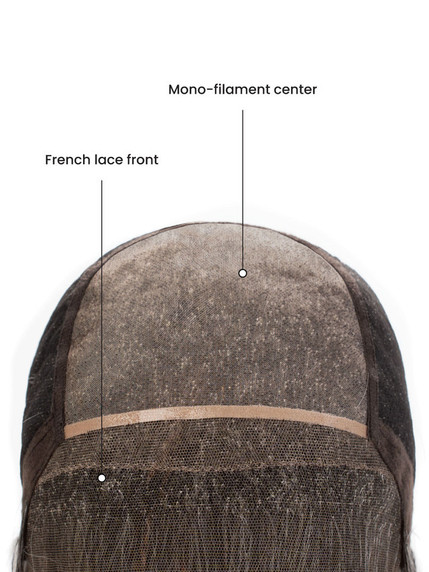 Jane EU - Dames Kort Haar Pruik met Europees Haar