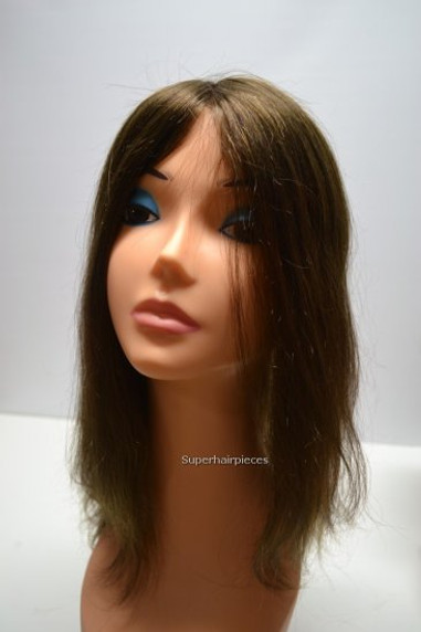 Mono-top voor dames met uitgesneden PU-coatingrand T44