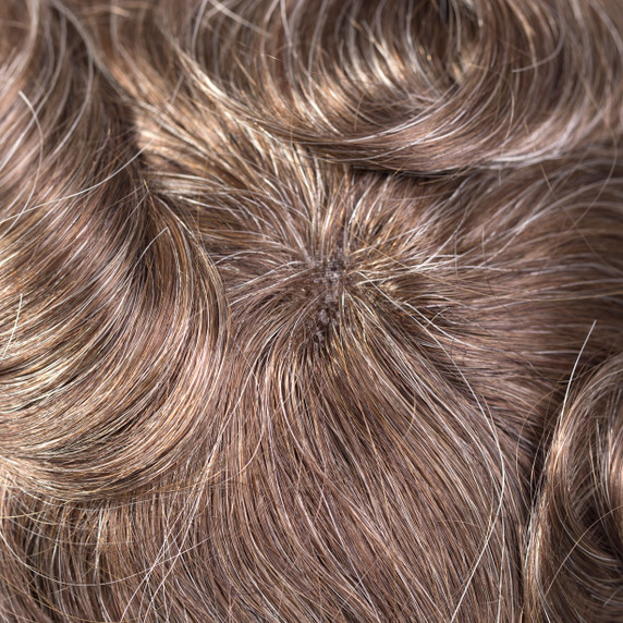Monofilament Top with natural hairline