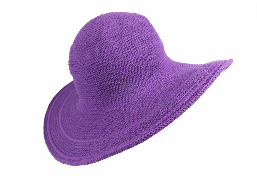Crochet Wide Brim Hat Purpleologist
