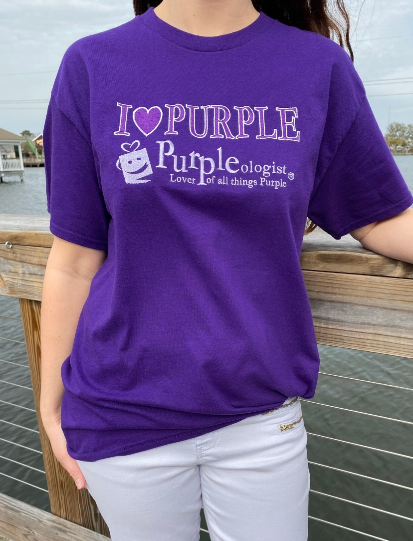 I Love Purple Logo T-shirt - Purpleologist