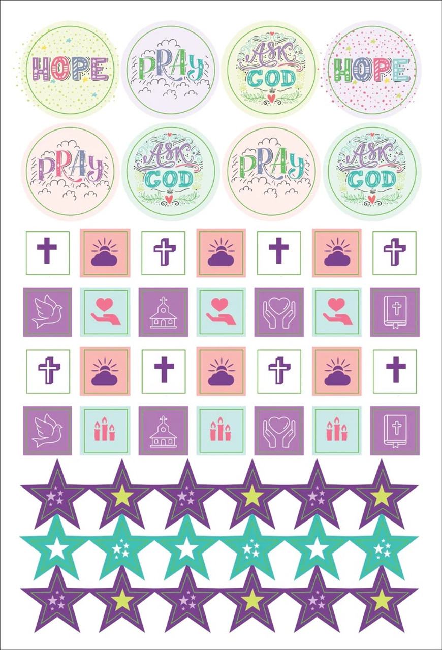 Faith Stickers - Purpleologist
