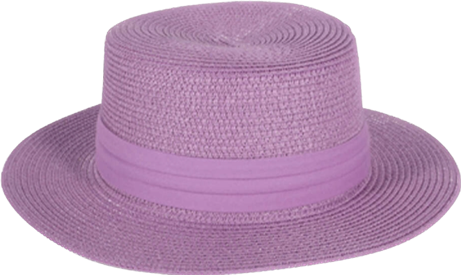 Lavender Straw Hat - Purpleologist display picture 3