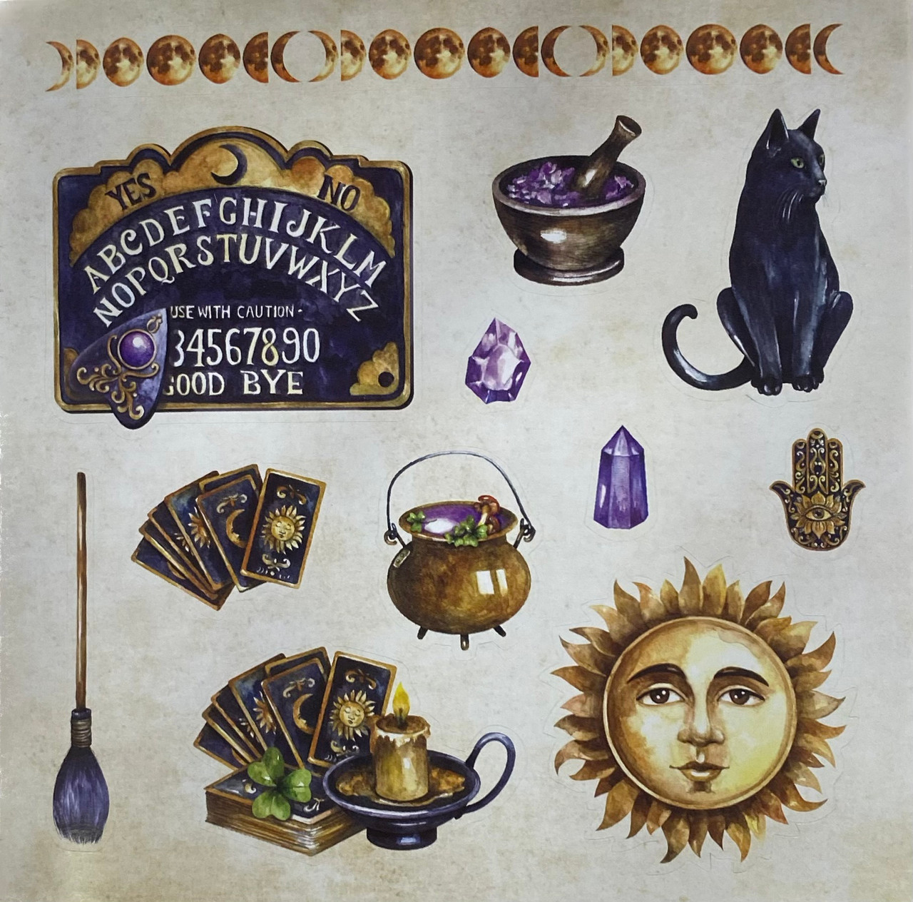 Mystical Ephemera Sticker Book - Purpleologist