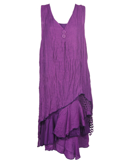 Purple Smock Dress
