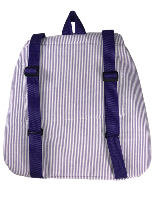 Purple Stripe Ballet Backpack 
