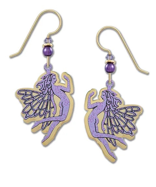 Purple Fairy Earrings 