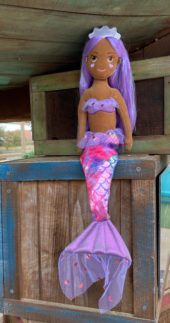 Purple Haired Mermaid