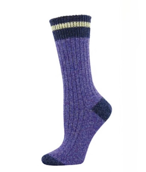 Recycled Blend Purple Socks