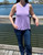 Lavender Round Neck Tank