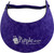 Purple Wash Logo Visor