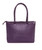 Vegan Leather Ostrich Tote with Two Front Pockets 