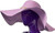 Lavender Wide Brim Hat