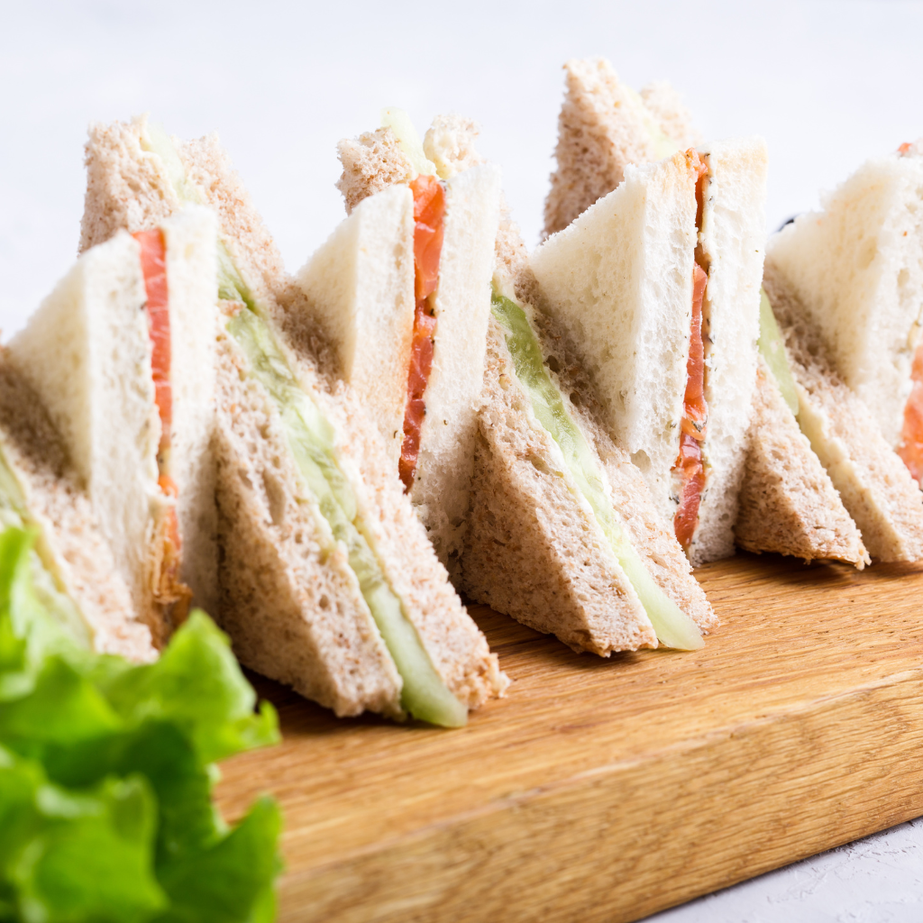 Tea Triangle Sandwiches