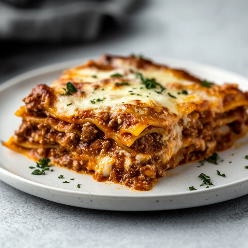 Homestyle Beef Lasagna