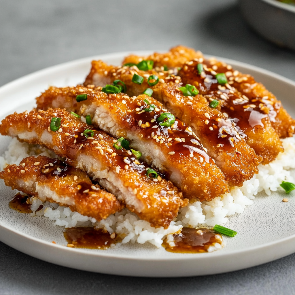 Chicken Katsu (Breaded and Fried Chicken Cutlet)