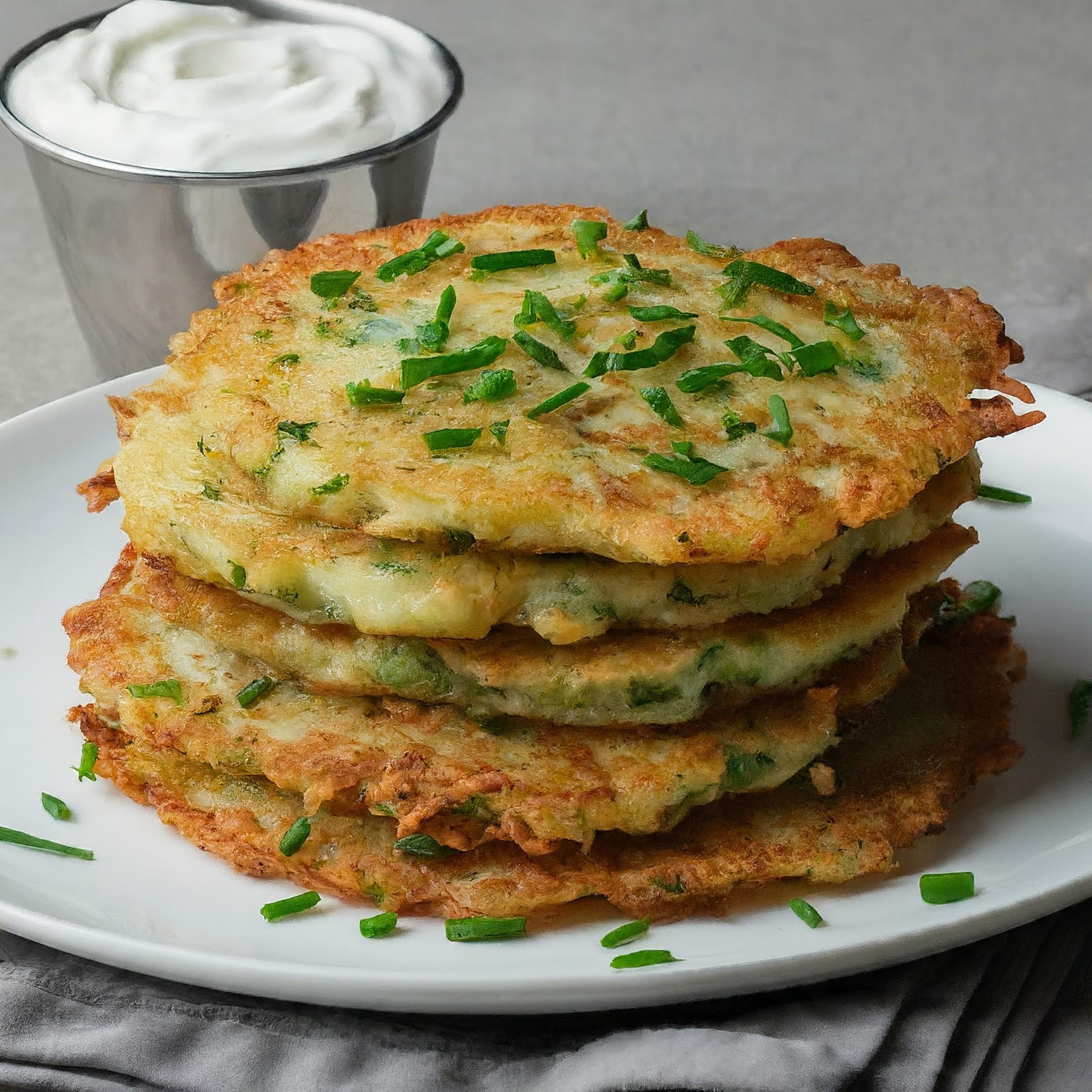 Chived Potato Pancakes