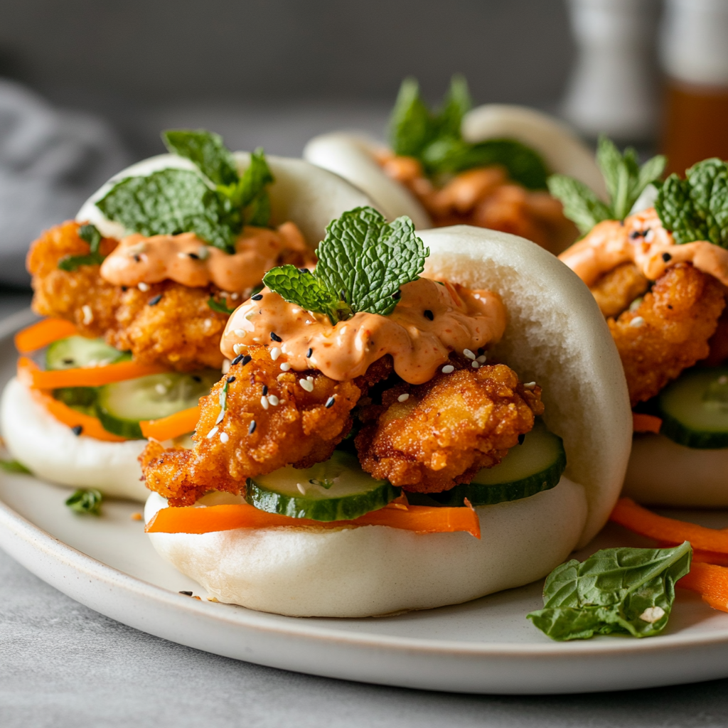 Crispy Chicken Bao