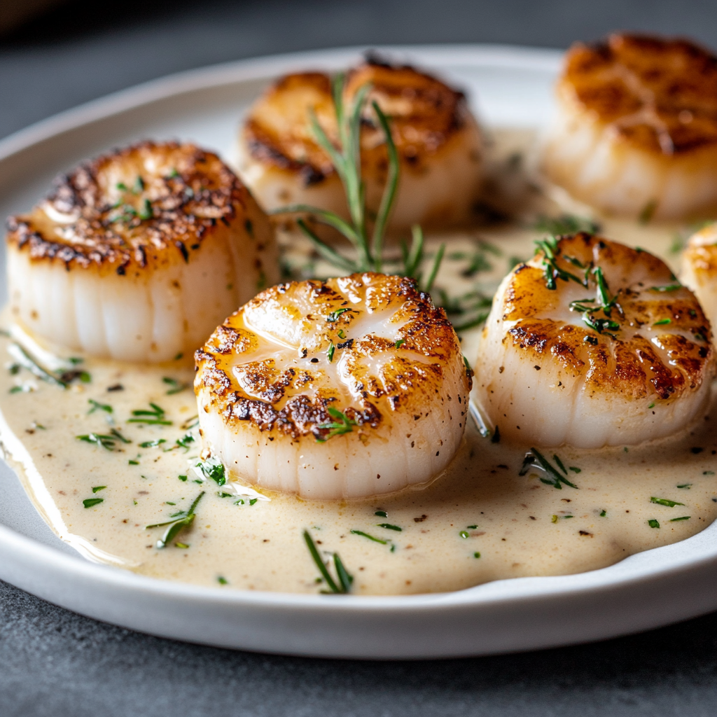 Miami Pan Seared Scallops