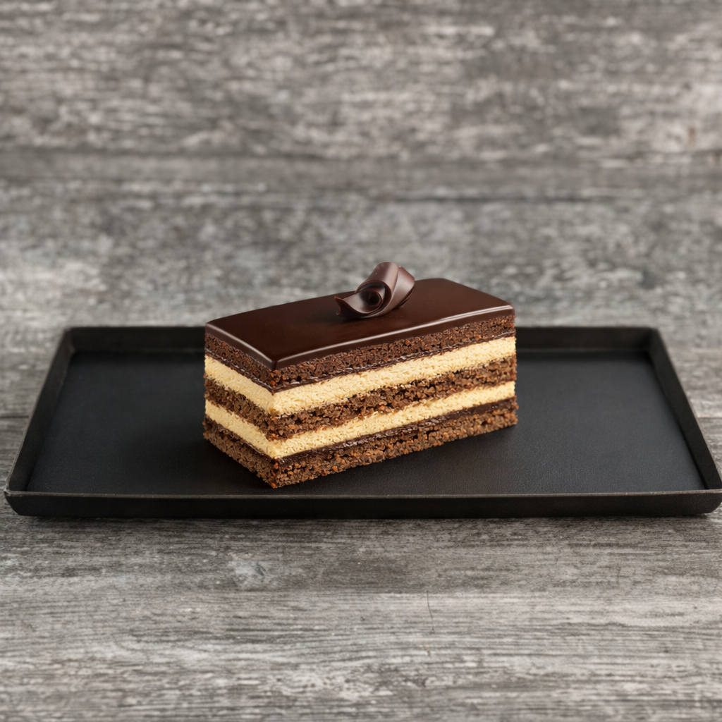 Opera Strip Cake