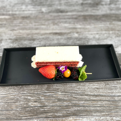 Red Velvet Strip Cake