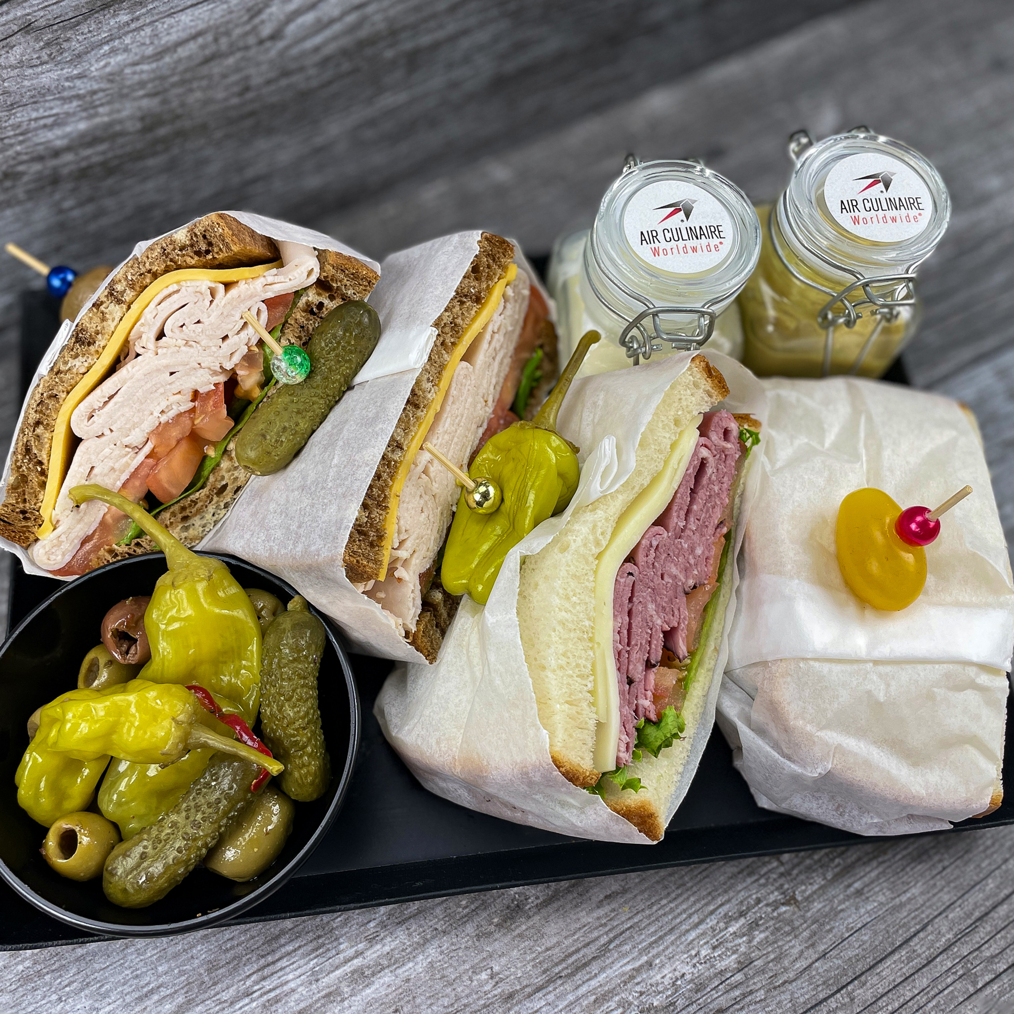 Assorted Sandwich Display
