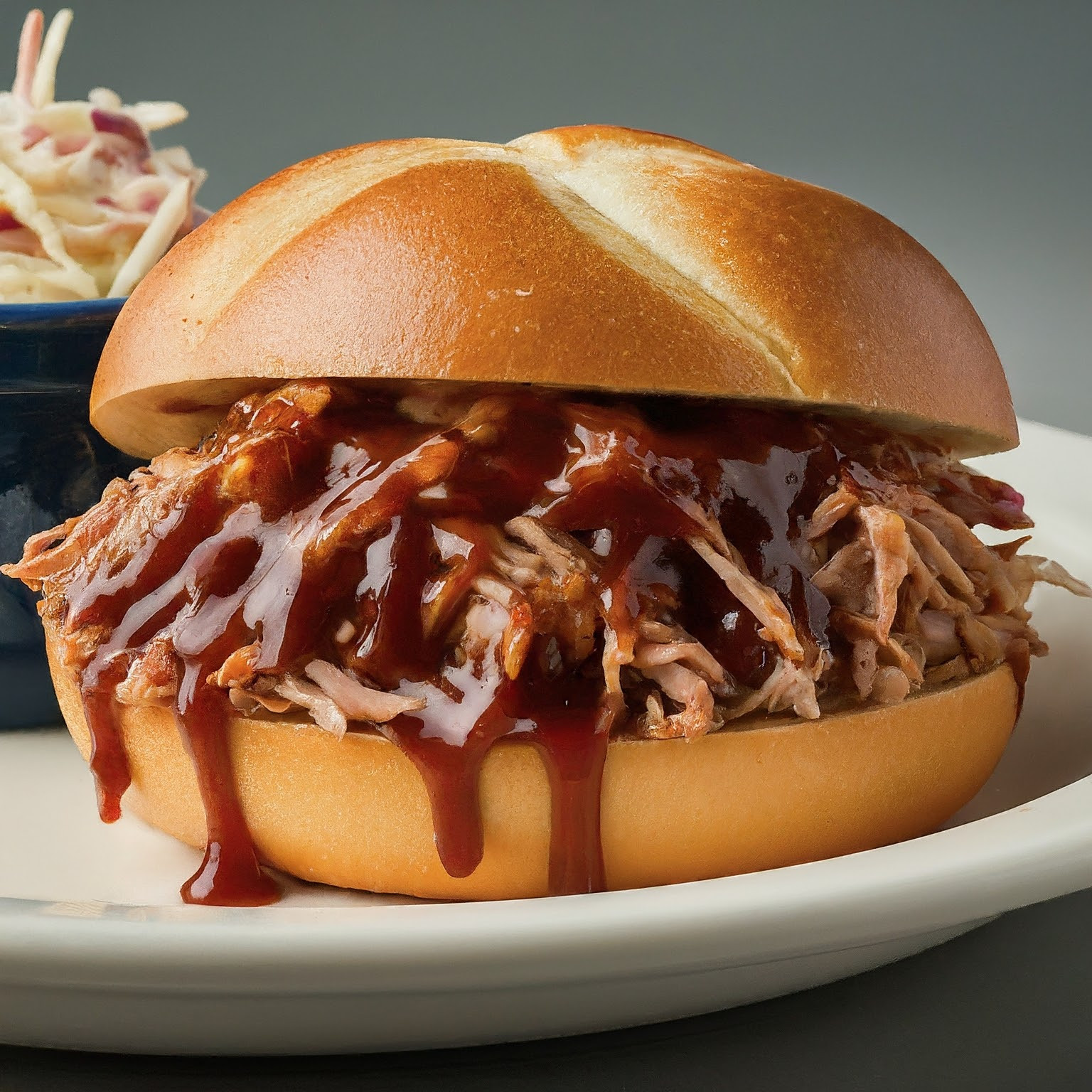 Carolina Pulled Pork BBQ Sandwich