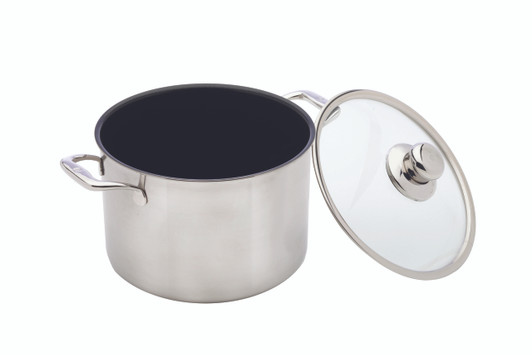 XD Nonstick Clad Induction 24cm x 17cm 7.5L STOCK POT + LID