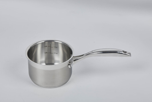 Premium Steel Induction 14x8.5cm 1.2L Milk Pan