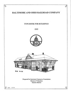 Valuation Type Book B&O/ICC specifications & sample drawings 1919-1921