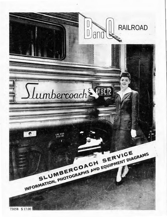 B&O Slumbercoach Service - Information, Photos and Equipment Diagrams